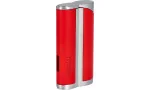 adorini Single Jet Curve Lighter Red / Satin Silver incl. Cigar Punch photo 6