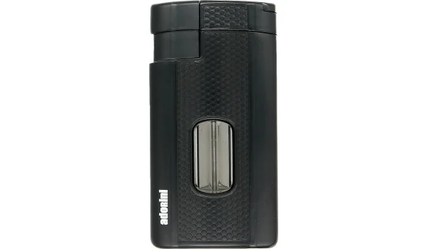 adorini Triple Jet Lighter V-Cut Black photo 2
