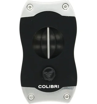 Colibri V-Cut Cigar Cutter Black/Chrome