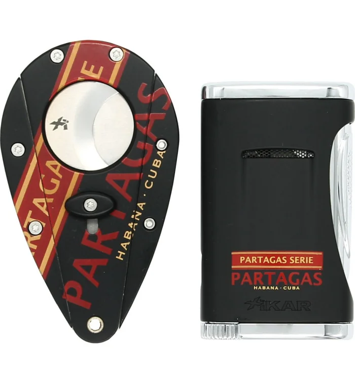 Cutter and Lighter Set Partagas Serie Xikar 2017 photo 4