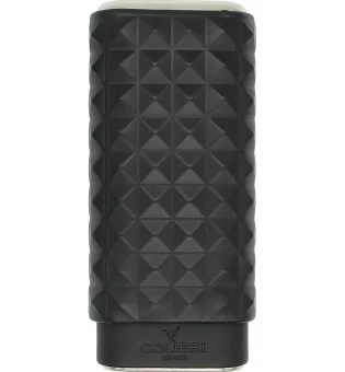 Colibri Cigar Case Quasar Black and Chrome