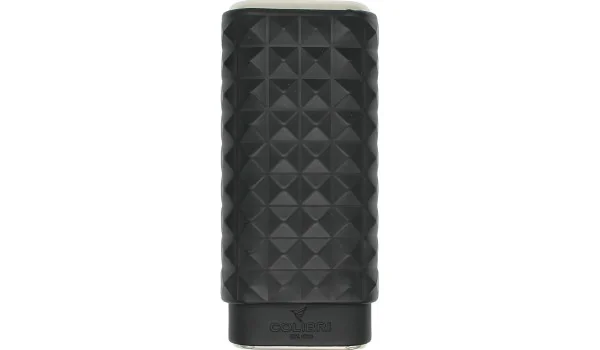 Colibri Cigar Case Quasar Black and Chrome