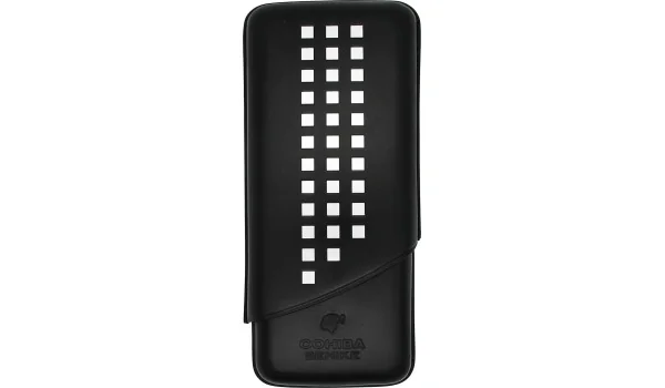 Cohiba Behike Triple Cigar Leather Case Black photo 2