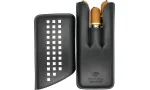 Cohiba Behike Triple Cigar Leather Case Black photo 3