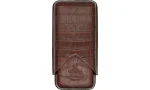 Montecristo Cigar Case Leather Brown 3 pcs.