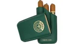 Montecristo Open Cigar Case Leather Green 3 pcs. photo 2