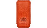 Partagas Linea Classic Cigar Case Leather Orange 3 pcs.