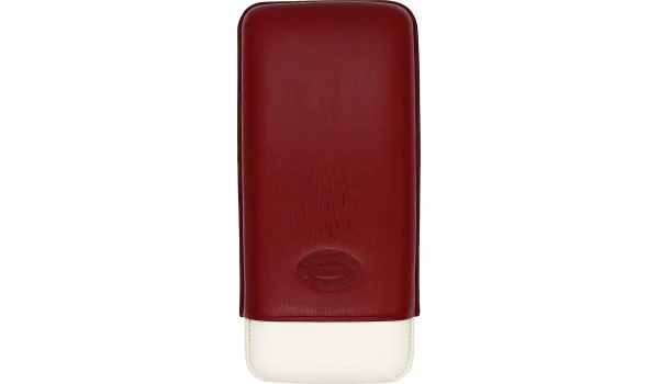 Romeo y Julieta Cigar Case Leather red and gray 3 pcs.
