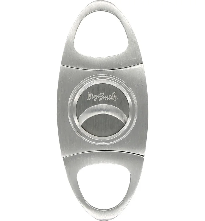 BigSmoke Cigar Cutter Steel Oval photo 3