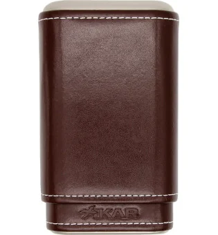 Xikar Three Cigar Case Cognac