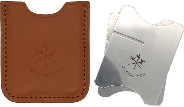 Les Fines Lames Cigar Bench with Leather Case Tan