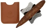 Les Fines Lames Cigar Bench with Leather Case Tan photo 2
