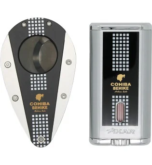 Xikar Cohiba Behike Cigar Cutter and Lighter Set