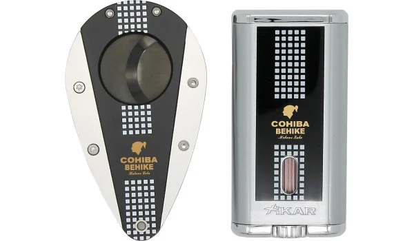 Xikar Cohiba Behike Cigar Cutter and Lighter Set