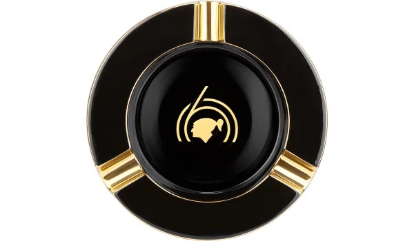 S.T. Dupont XL Ashtray Cohiba 60 black and gold 006472