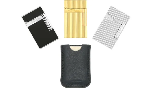 Leather Case Black for S.T. Dupont Ligne 2 Lighters