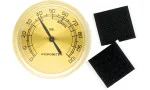 Hygrometer medium basic gold photo 2