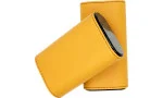 Cigar Leather Case Yellow / Carbon photo 5