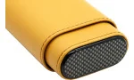 Cigar Leather Case Yellow / Carbon photo 8