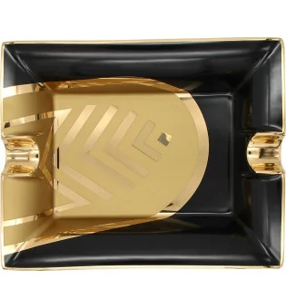 La Casa del Habano Ashtray black and gold