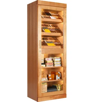 adorini Roma Humidor Cabinet Cedar with Electronic Humidifier