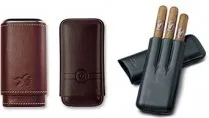 Leather cigar cases